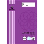 OLYMPIC G519 GRID BOOK 5MM GRID 192 PAGE 55GSM A4