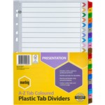 MARBIG 35024F DIVIDERS INDEX A4 COLOUR AZ