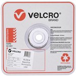 VELCRO BRAND STICKON LOOP DOTS 22MM WHITE PACK 900