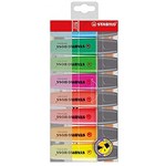 STABILO BOSS HIGHLIGHTER CHISEL ASSORTED WALLET 8