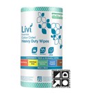 LIVI 6006 ESSENTIALS COMMERCIAL WIPES GREEN EACH OR BOX 4