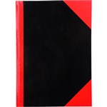 BLACK AND RED NOTEBOOK GLOSS COVER A4 100 LEAF 43111CM