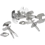 ESSELTE PAPER BINDER 19MM SILVER BOX 200