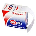 QUIKSTIK RECTANGULAR LABEL 13 X 19MM WHITE BOX 1000