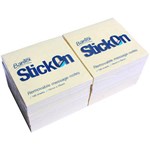 STICKON NOTES 100 SHEETS 76 X 76MM YELLOW