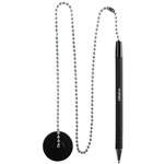 INITIATIVE CAPTIVE BALLPOINT PEN 10MM BLACK