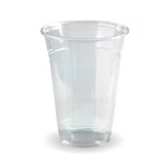 BIOWAY RPET CUP 14OZ415ML CLEAR PACK 50 UNBRANDED
