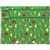 PENCIL CASE SKWEEK BINDER NYLON WITH PRINT GREEN