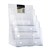 DEFLECTO 77441 BROCHURE HOLDER FOUR TIER A4 CLEAR