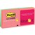 3M R330AN POSTIT POPUP NOTES 76X76MM ASSORTED NEON PACK 6