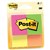 POSTIT 653AF MINI NOTES 36 X 48MM CAPE TOWN PACK 4