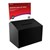 DEFLECTO BALLOT BOX LOCKABLE WITH HEADER LANDSCAPE A4 SMOKE