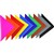 RAINBOW KINDER SHAPES PAPER TRIANGLE 85GSM 125 X 180MM GLOSSY ASSORTED PACK 720