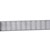 RAPID SPAN METAL MODESTY PANEL 1800MM DESK 1590 X 300MM SILVER