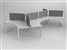 ANVIL CORNER 6 STAFF DESK 120 DEGREE LAYOUT