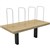 RAPID INFINITY DELUXE DESK MOUNTED SHELF 600 X 300 X 450MM NATURAL OAK