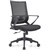 SYLEX CLINTON EXECUTIVE CHAIR MEDIUM MESH BACK ARMS BLACK