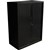 GO STEEL TAMBOUR DOOR CABINET 2 SHELVES 1016 X 1200 X 473MM BLACK