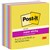 POSTIT 65410SSJOY SUPER STICKY NOTES 76 X 76MM SUMMER JOY PACK 10