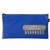 CELCO PENCIL CASE 345X180MM NAME MEDIUM 1 ZIP BLUE