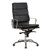 STYLE FLASH EXECUTIVE BLACK ITALIAN LEATHER HIGH BACK CHAIR 120KG