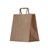 HUHTAMAKI FUTURE FRIENDLY PAPER BAG FLAT HANDLE 305L X 220W X 90G BROWN 80GSM PACK 50