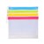 DELI PENCIL CASE A4 HDUTY ASSORTED COLOURS