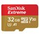 SANDISK EXTREME MICRO SD SDHC MEMORY CARD 32GB