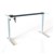 CONSET 50143 ELECTRIC HEIGHT ADJUSTABLE DESK FRAME 1420 X 670MM WHITE